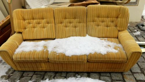 Take your old furniture to a car boot sale